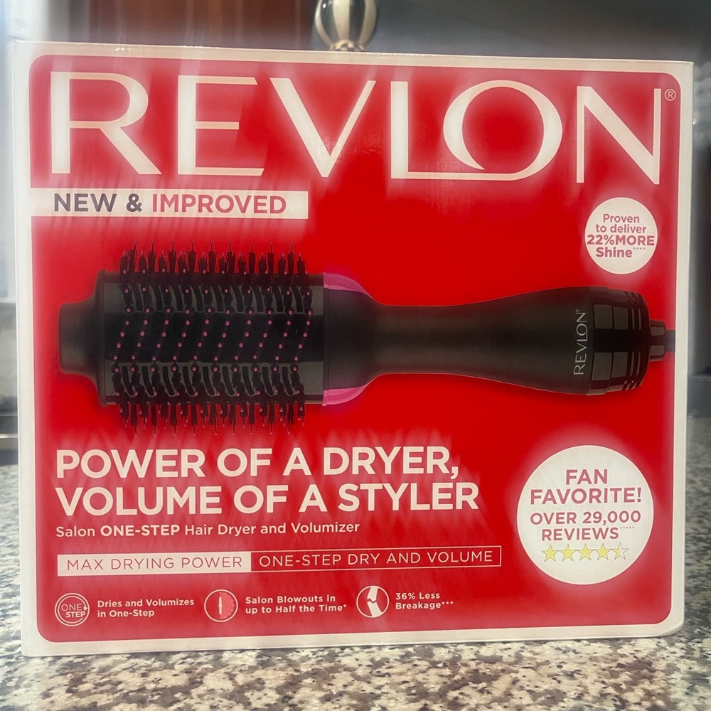 New !! Revlon Salon One-Step Hair Dryer and Volumizer